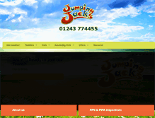 Tablet Screenshot of jumpingjackuk.com